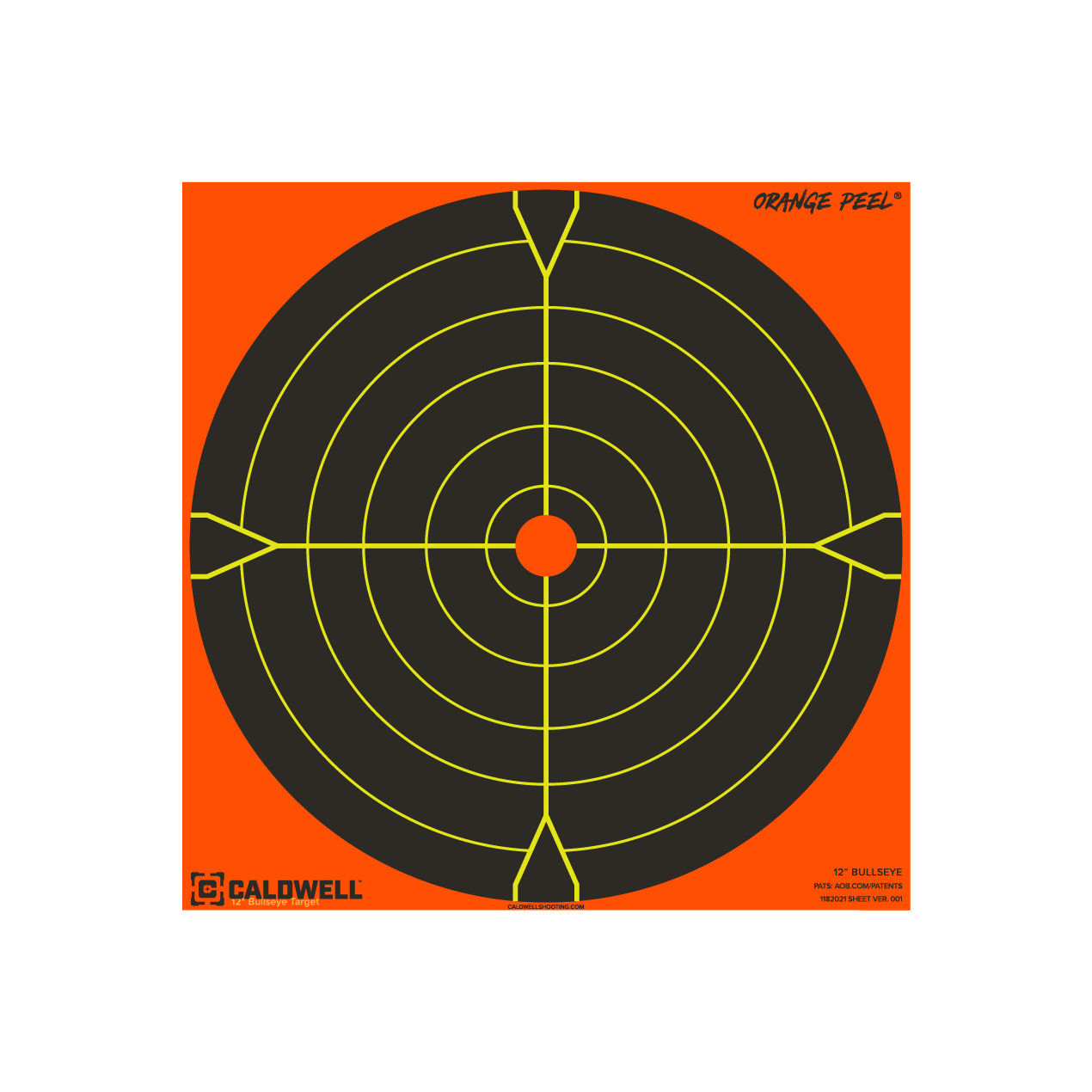 Targets Caldwell CAL TRGT ORANGE 12IN 5PK