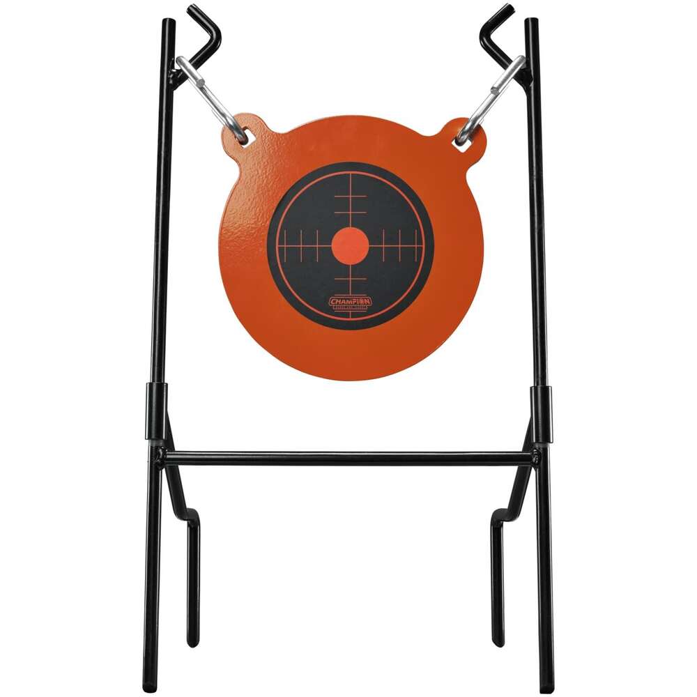 Targets Champion Ready Series Centerfire Hanging Gong Target Steel Box