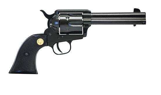 Handguns Chiappa Ready Series 22LR 1873 .22LR REVOLVER S.A. BLACK 4.75 BBL 6 RND BLACK PLASTIC GRIPS