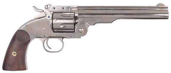 Handguns Cimarron ZPAP M85 45LC CIM MODEL NO.3 SCHOFIELD & COLT NICKEL 45LC 7