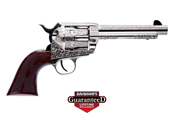 Handguns Cimarron Frontier 45LC CIM 45LC CODY LSR ENG NK 5.5B • Model: Frontier