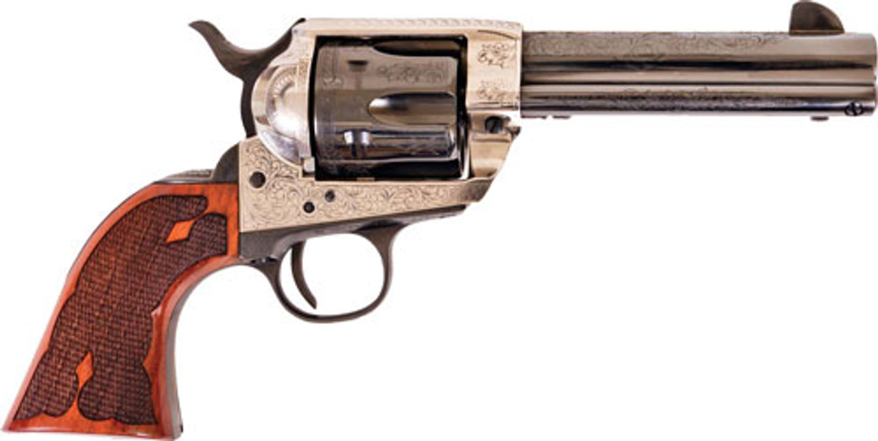 Handguns Cimarron 4.75" 357Magnum|38Special CIM PP400LSFW   FRONTIER  357 4.75 OLD SILVER • Model: 4.75"