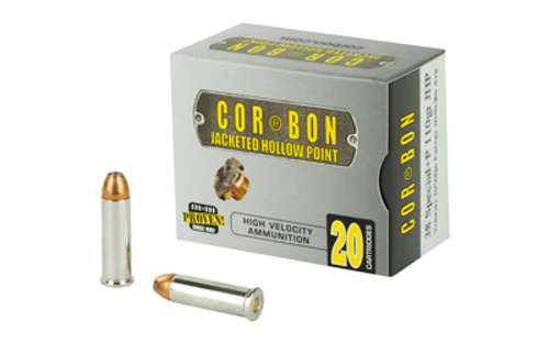 Ammunition CorBon Self Defense 38Special CORBON 38SPL+P 110GR JHP 20/500 • Model: Self Defense