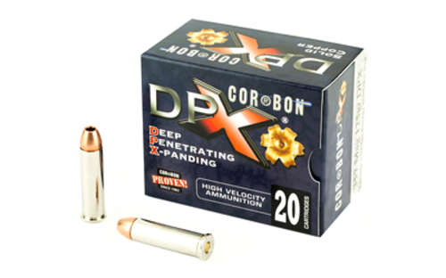 Ammunition CorBon Deep Penetrating X bullet 357Magnum|38Special CORBON DPX 357MAG 125GR BRNS X 20/ • Model: Deep Penetrating X bullet