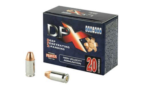 Ammunition CorBon Deep Penetrating X bullet 380ACP CORBON DPX 380ACP 80GR BRNS X 20/500 • Model: Deep Penetrating X bullet