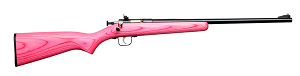 Rifles Long Guns Crickett 1rd 22LR CRICK KSA2225    22LR BLUED BRL      16.12 1R  PNK • Model: 1rd