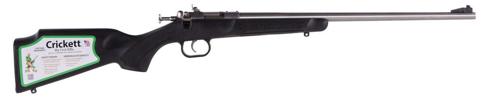 Rifles Long Guns Crickett 1rd 22WMR CRICK KSA2295    22WMR STST BRL      16.12 1R  BLK • Model: 1rd