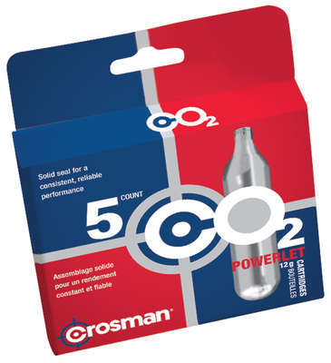 Airguns Crosman Powerlet CROSMAN CO2 CARTRIDGE 5/CT