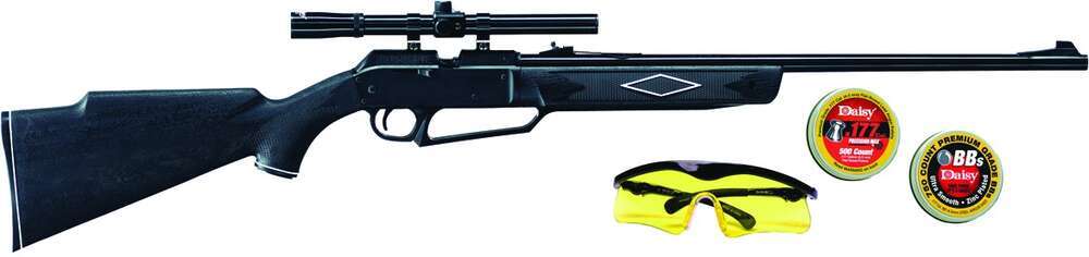 Airguns Daisy Ready Series Daisy Powerline 880 Pump Air Rifle Kit 177 Caliber BB & Pellet w/scope • Model: Ready Series