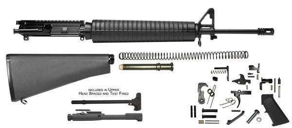 Upper Receivers Conv Kits Del Ton Ready Series Del-Ton A2 20in Light Weight Rifle Kit 1:9T • Model: Ready Series