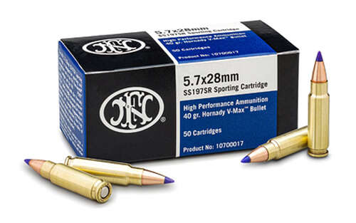 Ammunition FN SS197SR 5.7x28mm FN SS197SR 5.7X28MM 40GR 50/500 • Model: SS197SR