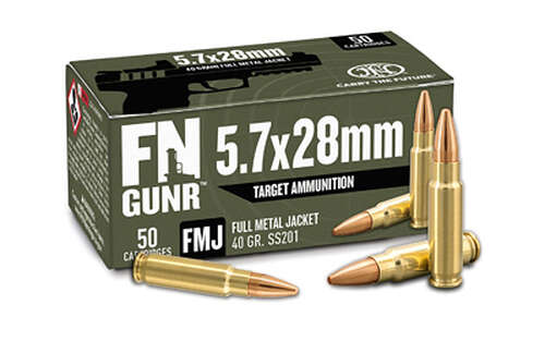 Ammunition FN Gunner 5.7x28mm FN GUNR SS201 5.7X28MM 40GR 50/500 • Model: Gunner