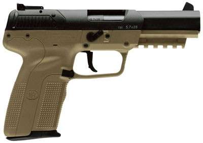 Handguns FN Five seveN 5.7x28mm FN FIVE SEVEN 5.7X28MM 10RD FDE CA • Model: Five seveN