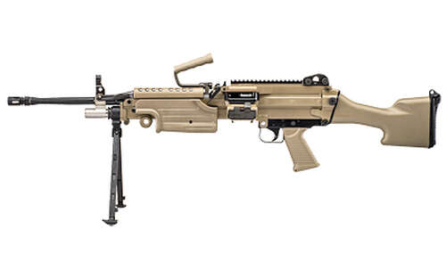 Rifles Long Guns FN M249S 223Rem|5.56NATO FN M249S 5.56NATO 18.5" BELT FDE • Model: M249S