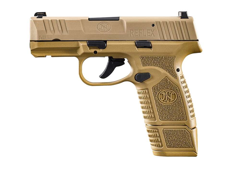 Handguns FN Reflex 9mm FN REFLEX NMS 9MM 3.3" 15RD FDE