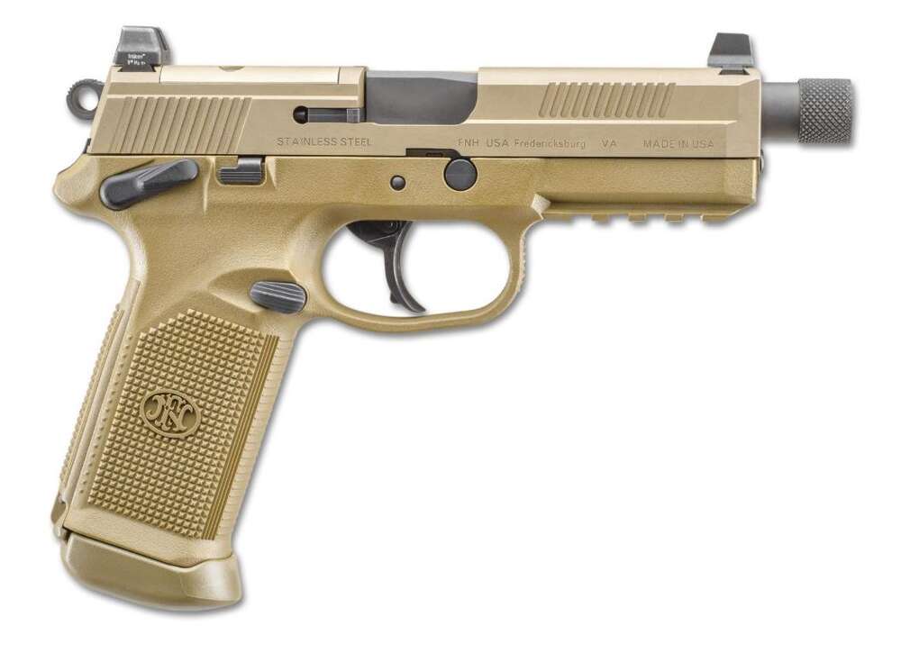 Handguns FN FNX 45 45ACP FN FNX-45T 45ACP 15RD 5 MAGS FDE