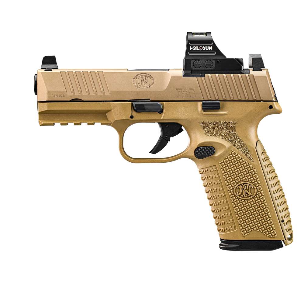 Handguns FN FN 510 MRD 10mm FN 510 MRD 10MM 4.1" 15RD 407C FDE • Model: FN 510 MRD