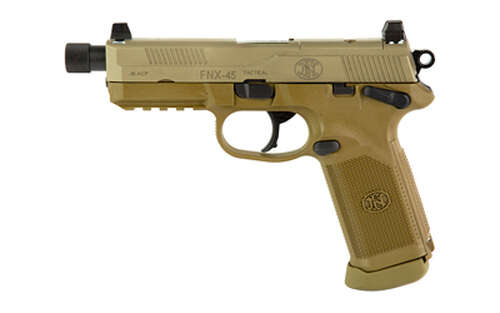 Handguns FN FNX 45 45ACP FN FNX-45 TACT 45ACP 15RD FDE NS MS