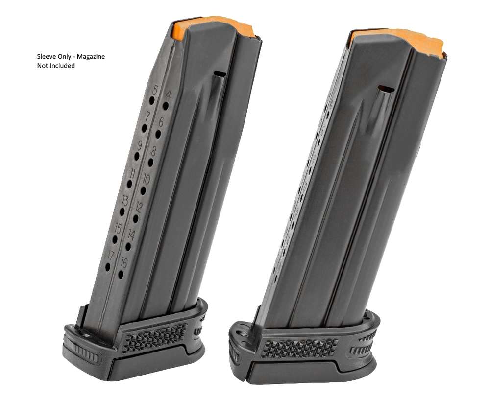 Magazines High Capacity FN FN 509M Magazine Sleeve 9mm MAG SLEEVE FN 509M 9MM 17RD • SLEEVE FOR 17RD MAG | BLACK • Model: FN 509M Magazine Sleeve