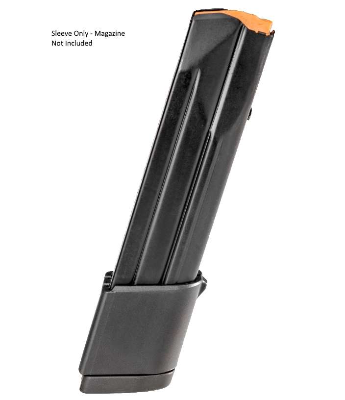 Magazines High Capacity FN FN 509M Magazine Sleeve 9mm MAG SLEEVE FN 509M 9MM 24RD • SLEEVE FOR 24RD MAG | BLACK • Model: FN 509M Magazine Sleeve