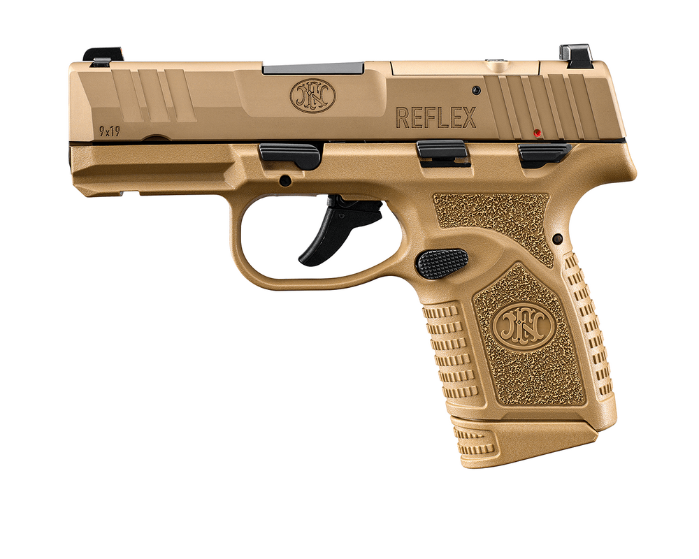 Handguns FN FN Reflex 9mm REFLEX 9MM FDE 10+1 MRD SFTY • 