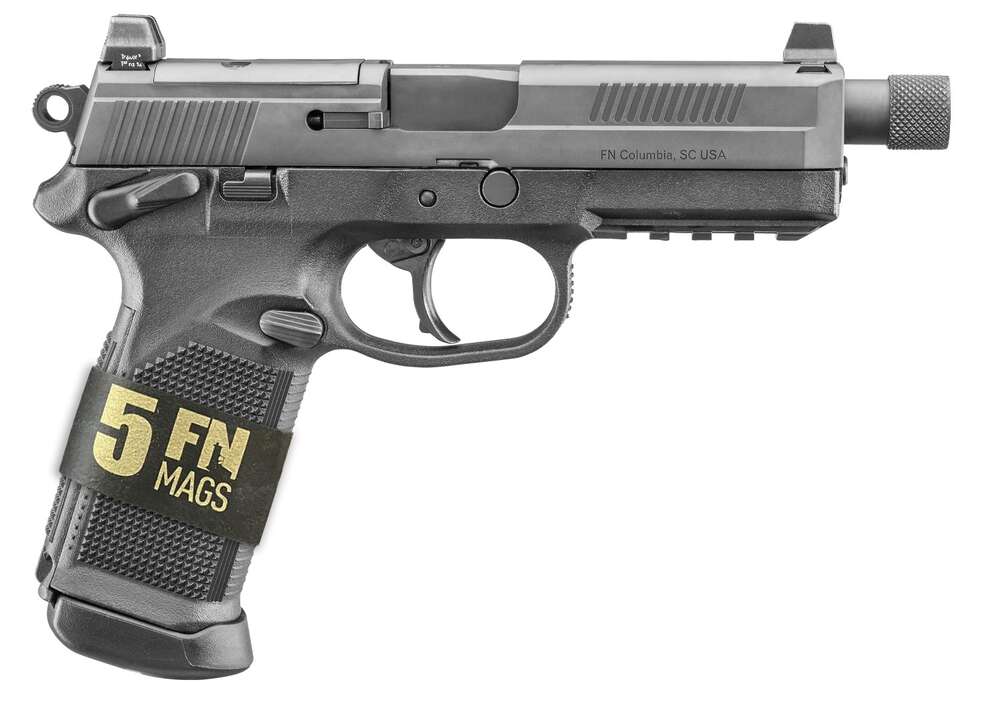 Handguns FN FNX 45 Tactical 45ACP FNX-45T 45ACP BLK 10+1 BUNDLE • 5 MAGAZINE BUNDLE