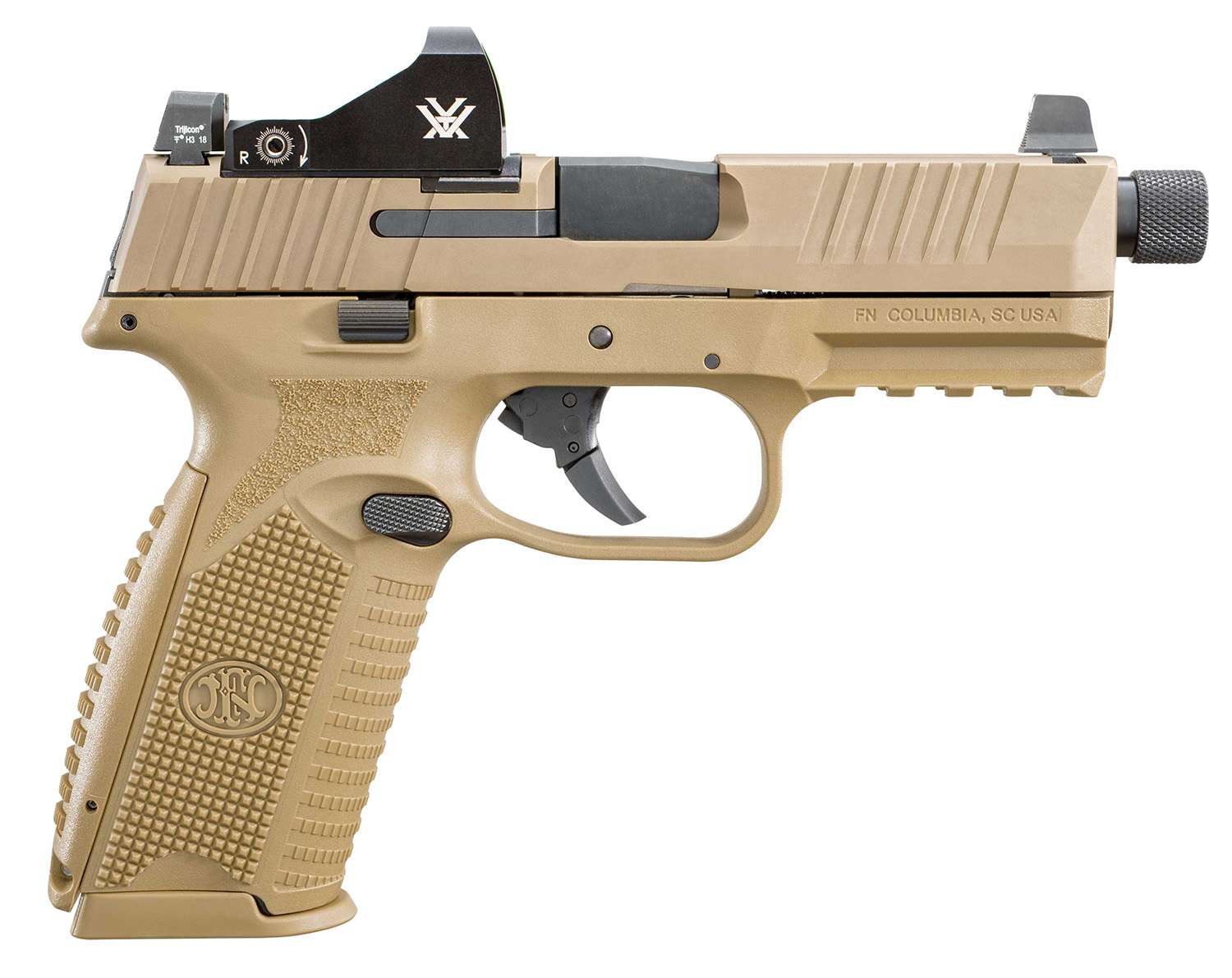 Handguns FN 4.50" 9mm FN*66100847    509T NMS NS 9M VPR  4.5   2X10  FDE • Model: 4.50"