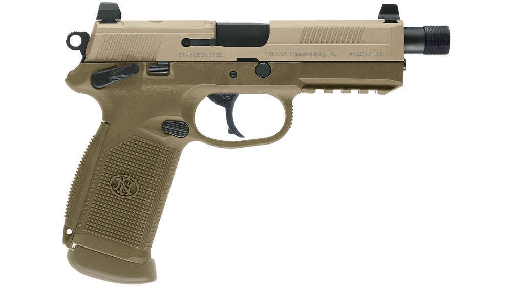 Handguns FN 5.30" 45ACP FN 66982       FNX45 TAC  45ACP PS  5.3  10R   FDE • Model: 5.30"