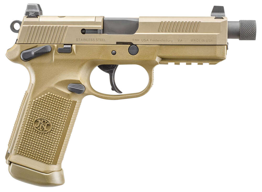 Handguns FN 5.30" 45ACP FN 66968       FNX45 TAC   45ACP NS 5.3  15R   FDE