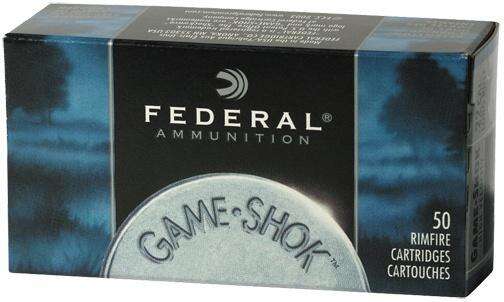 Ammunition Federal Ready Series 22LR FEDERAL 22 LR HV 40GR COPPER PLATED SOLID GAME-SHOK AMMO 50RD