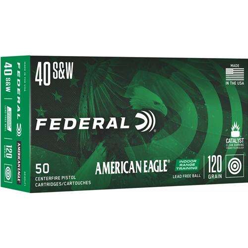 Ammunition Federal Ready Series 40SW FEDERAL 40 S&W 120GR LEAD FREE BALL AMMO 50RD