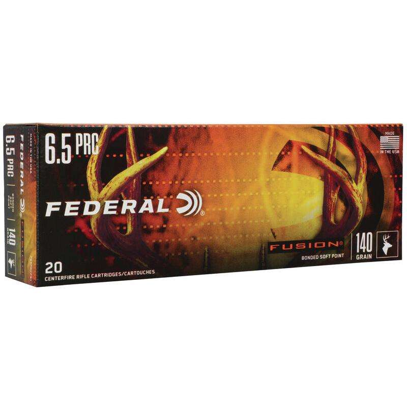 Ammunition Federal Ready Series FUSION 6.5 PRC 140GR FUSION SP AMMO 20RD