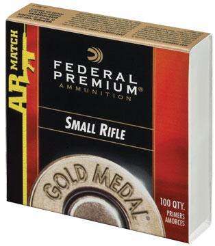 Ammunition Federal Ready Series FEDERAL PREMIUM GOLD MEDAL MATCH CENTERFIRE SM RIFLE PRIMER AR RFLE 1000CT