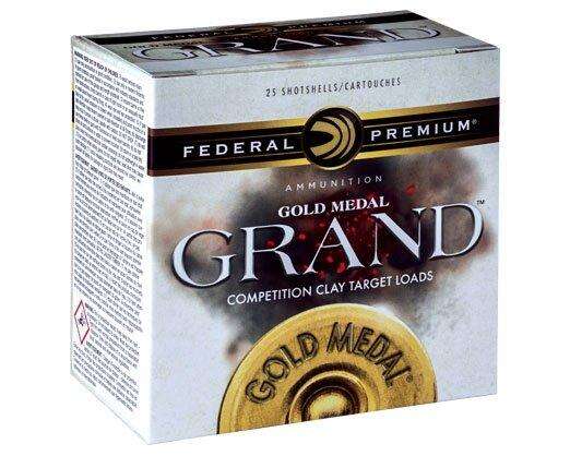 Ammunition Federal Ready Series 12Gauge FEDERAL PREMIUM GOLD MEDAL PAPER  12GA 2-3/4" 3DE 1-1/8OZ  8 AMMO 25RD