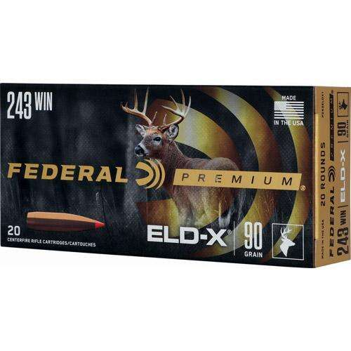 Ammunition Federal Ready Series FEDERAL 90 GR ELDX AMMO 20RD • Model: Ready Series