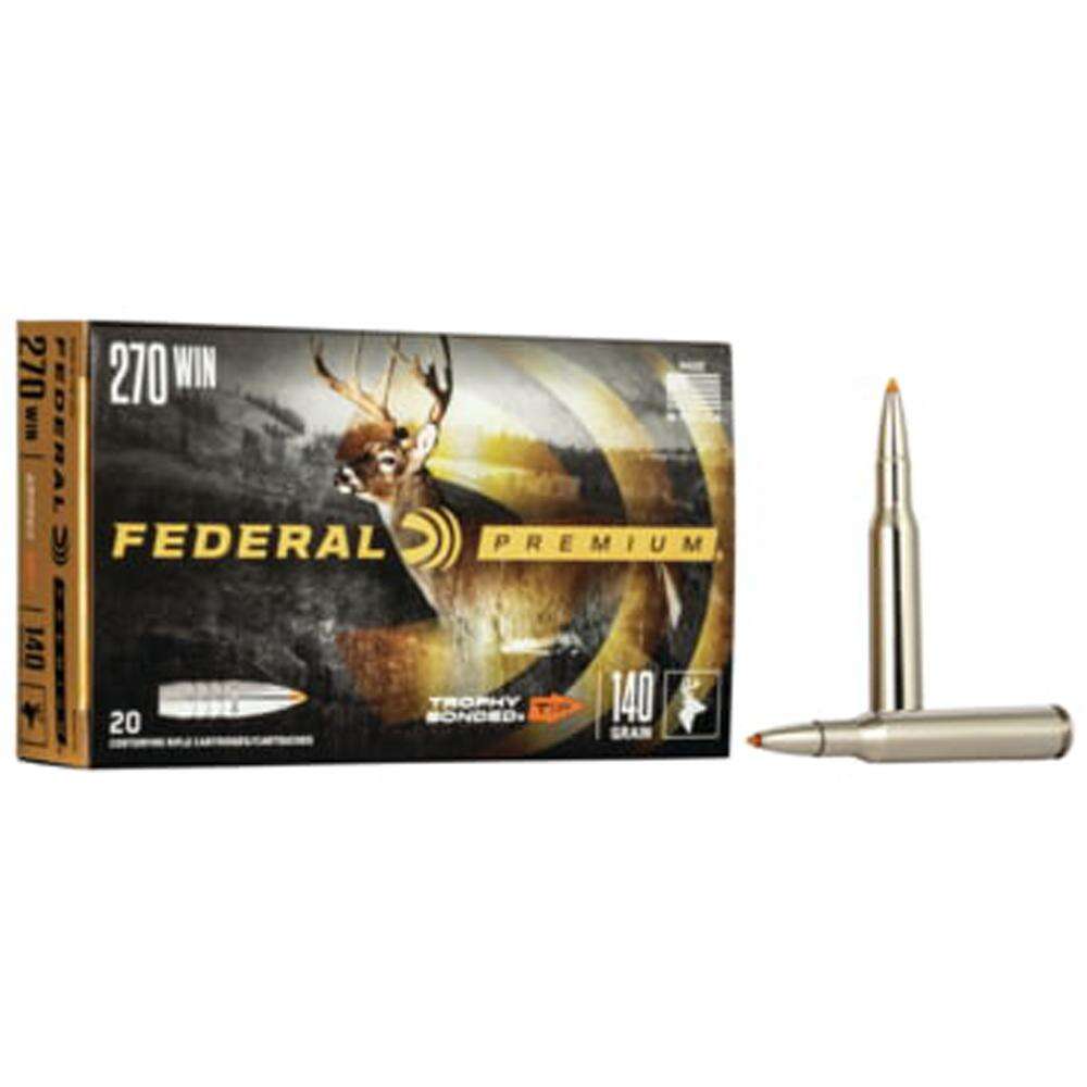 Ammunition Federal Ready Series 270Win FEDERAL 270 WIN 140GR TROPHY BONDED TIP AMMO 20RD