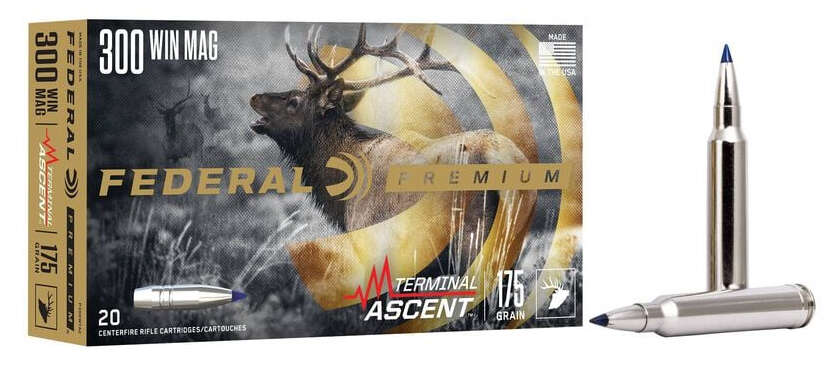 Ammunition Federal Ready Series 300WinMag FEDERAL 300 WIN MAG 175GR TERMINAL ASCENT AMMO 20RD