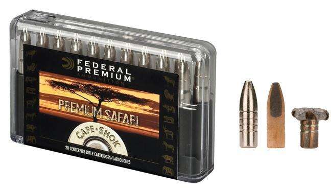 Ammunition Federal Ready Series FEDERAL 458 WIN. MAGNUM 500GR TROPHY BONDED BEAR CLAW AMMO 20RD