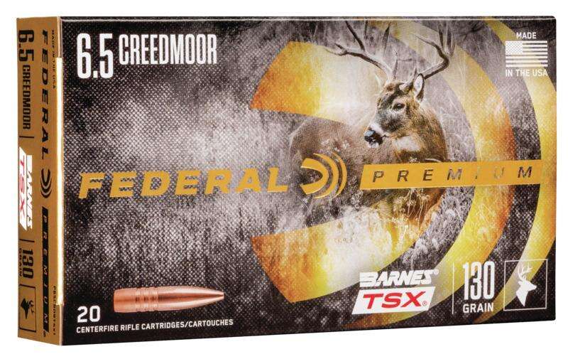 Ammunition Federal Ready Series 6.5Creedmoor FEDERAL 6.5 CREEDMOOR 130GR BARNES TSX AMMO 20RD