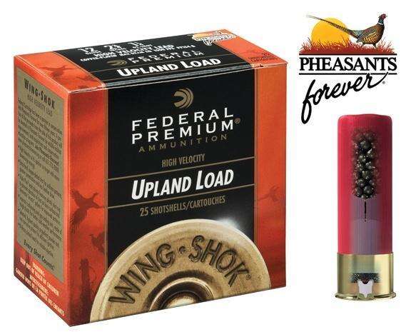 Ammunition Federal Ready Series 12Gauge FEDERAL PREMIUM WING-SHOK HV LEAD 12GA 2-3/4" MAG 1-1/4OZ 5 AMMO 25RD