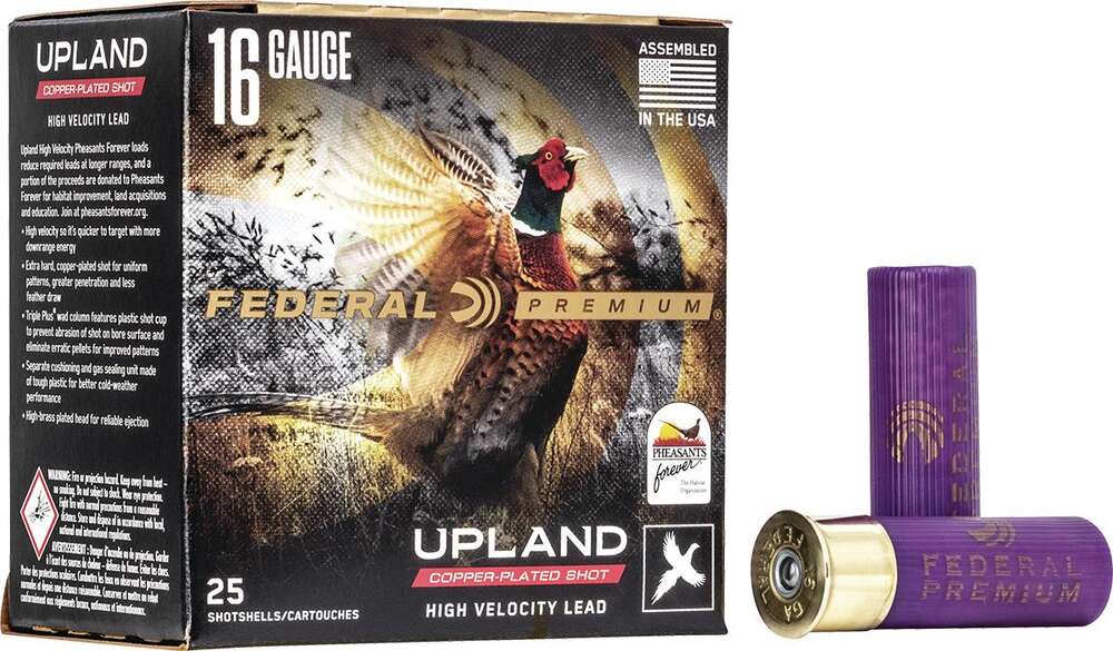 Ammunition Federal Ready Series 16Gauge FEDERAL PREMIUM PRAIRIE STORM 16GA 2 3/4" 1-1/8OZ 4 SHOT FS LEAD AMMO 25RD
