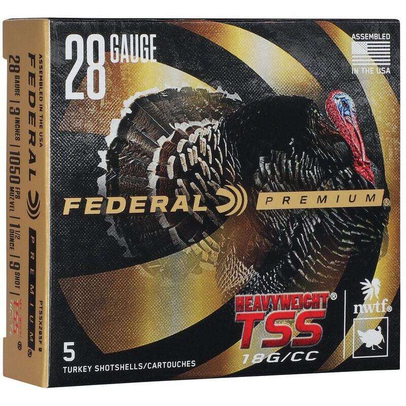 Ammunition Federal Ready Series 28Gauge FEDERAL PREMIUM TURKEY HEAVYWEIGHT 28GA 3 1-1/2OZ 9 TSS AMMO 5RD