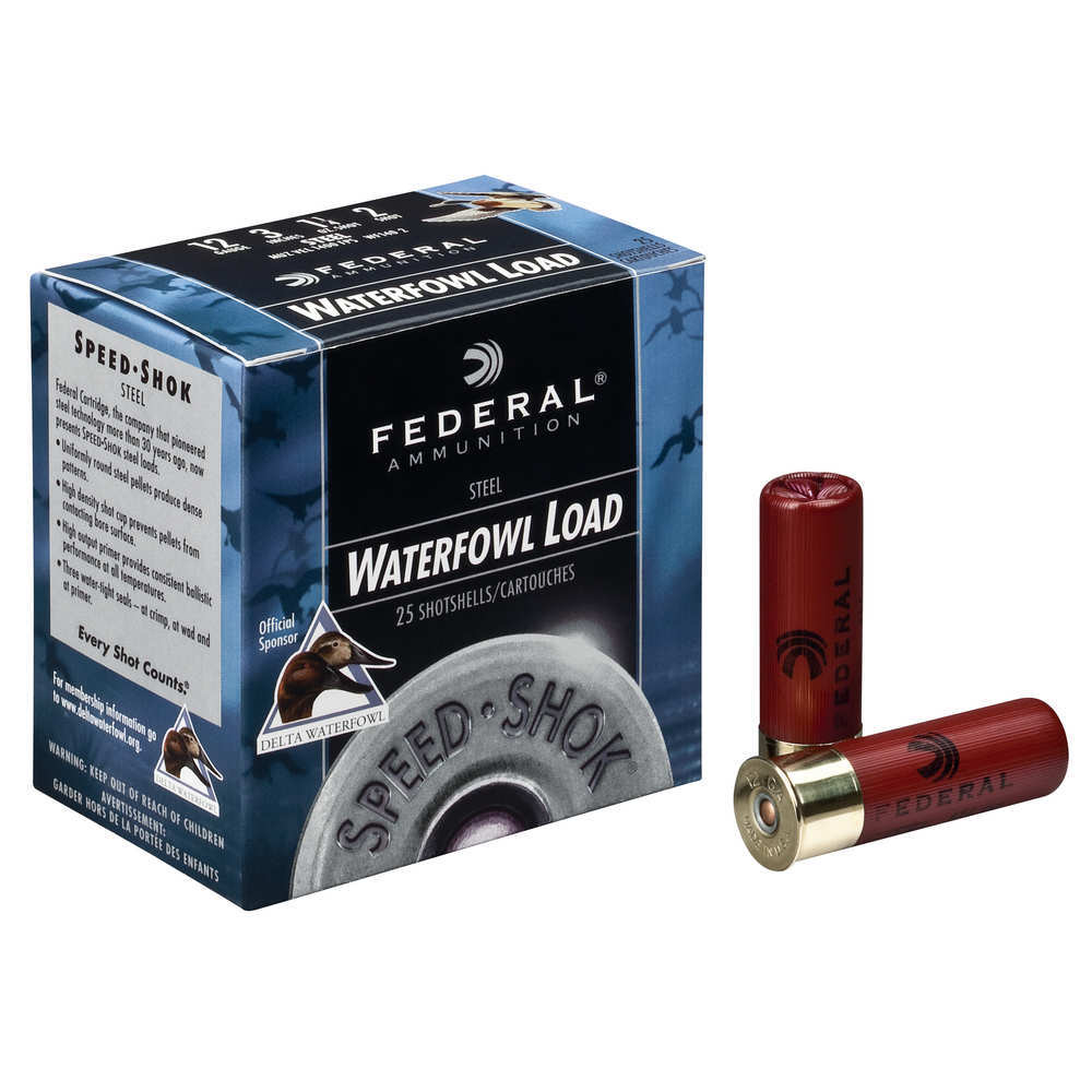 Ammunition Federal Ready Series 10Gauge FEDERAL SPEED-SHOK HIGH VELOCITY STEEL 10GA 3-1/2" 1-1/2OZ T AMMO 25RD