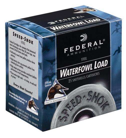 Ammunition Federal Ready Series 20Gauge FEDERAL SPEED-SHOK HIGH VELOCITY STEEL 20GA 2-3/4" 3/4OZ 6 AMMO 25RD