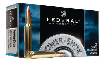 Ammunition Federal PowerShok 22 250 FED PWRSHK 22-250REM 55GR SP 20/200