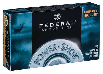 Ammunition Federal PowerShok 270Win FED PWRSHK 270WIN 130GR CPR 20/200
