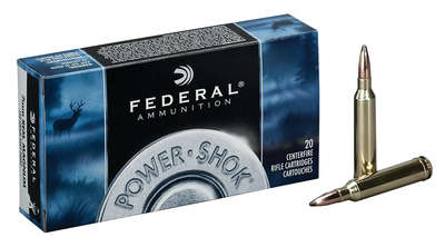 Ammunition Federal PowerShok 7mm 08 FED PWRSHK 7MM08 150GR SP 20/200