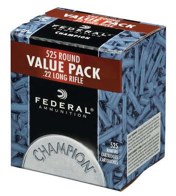 Ammunition Federal Champion 22LR FED CHAMP 22LR 36GR CP HP 525/5250