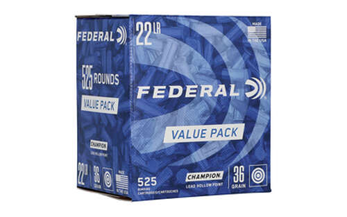 Ammunition Federal Lead Hollow Point FED 22LR 36GRN LEAD HP 525 CT • Model: Lead Hollow Point