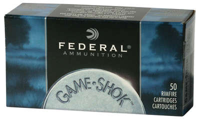 Ammunition Federal GameShok 22WMR FED GMSHK 22WMR 50GR JHP 50/3000